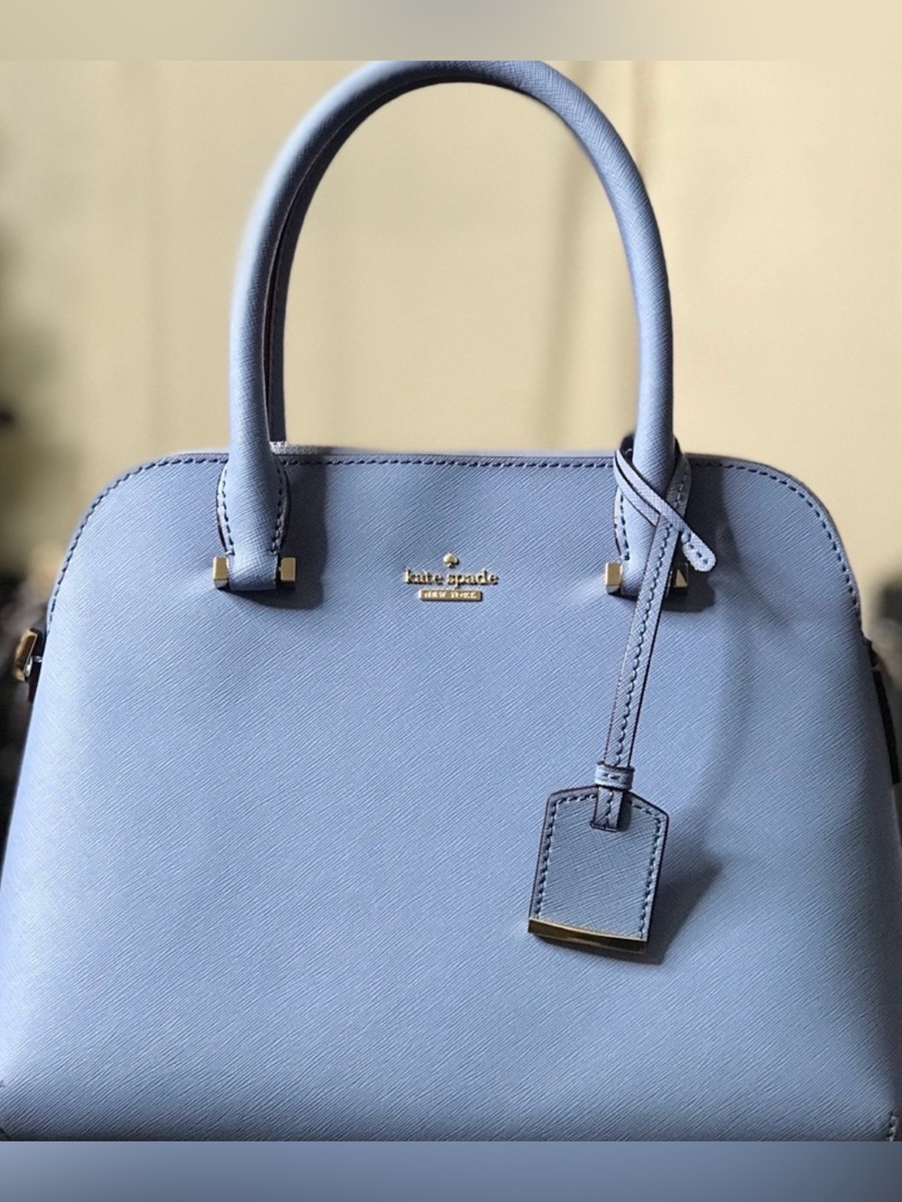 **^kate spade light blue dome satchel** discontinued ***